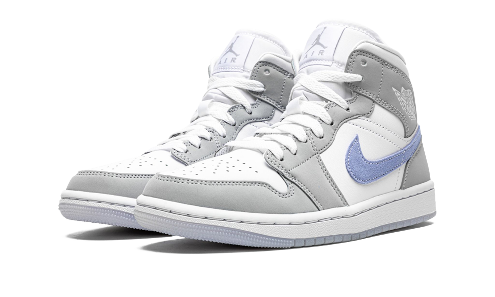 AIR JORDAN 1 MID WOLF GRAY ALUMINUM