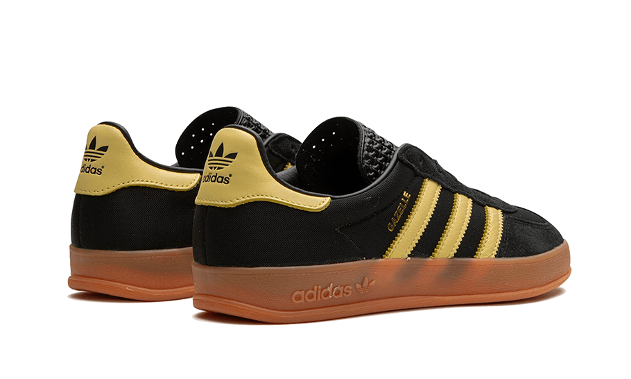 ADIDAS GAZELLE INDOOR CORE BLACK ALMOST YELLOW (IG4999) - Rdrop