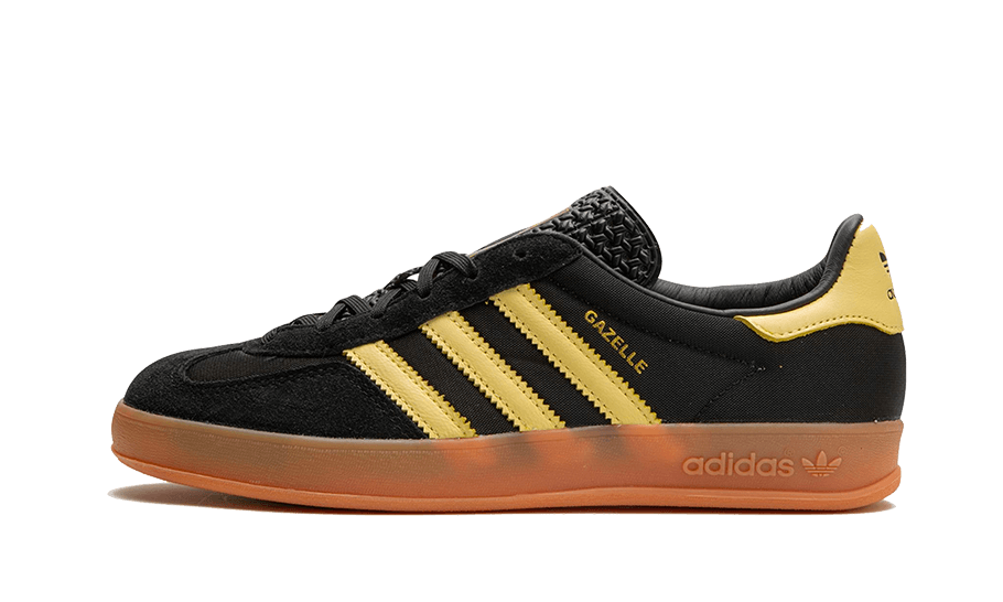 ADIDAS GAZELLE INDOOR CORE BLACK ALMOST YELLOW (IG4999) - Rdrop