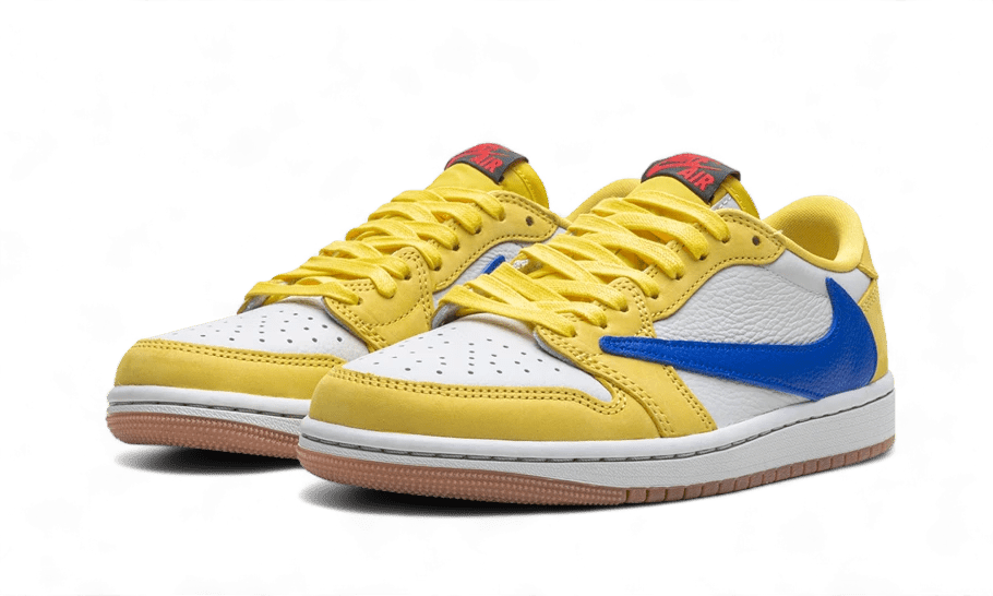 AIR JORDAN 1 RETRO LOW OG SP TRAVIS SCOTT CANARY YELLOW (DZ4137 - 700) - Rdrop