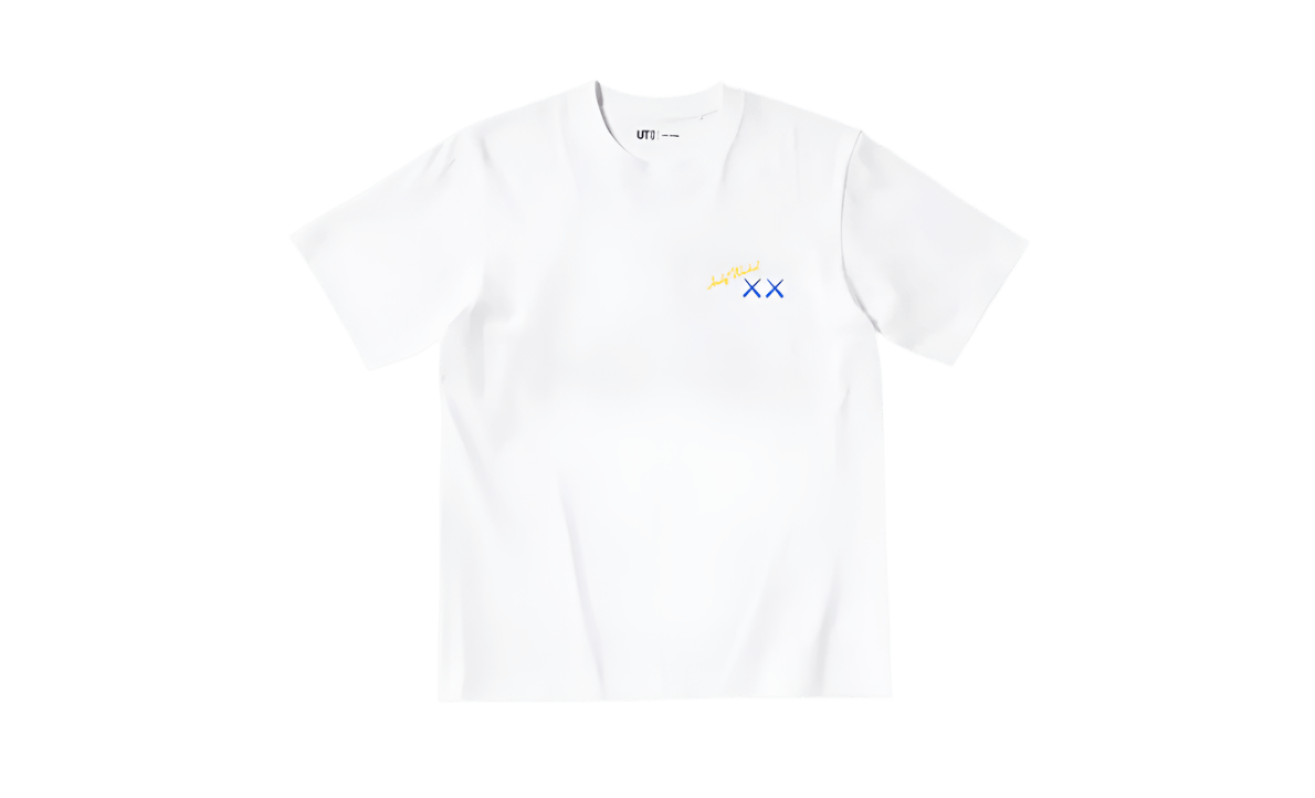 KAWS + WARHOL UT GRAPHIC T - SHIRT WHITE BLUE () - Rdrop