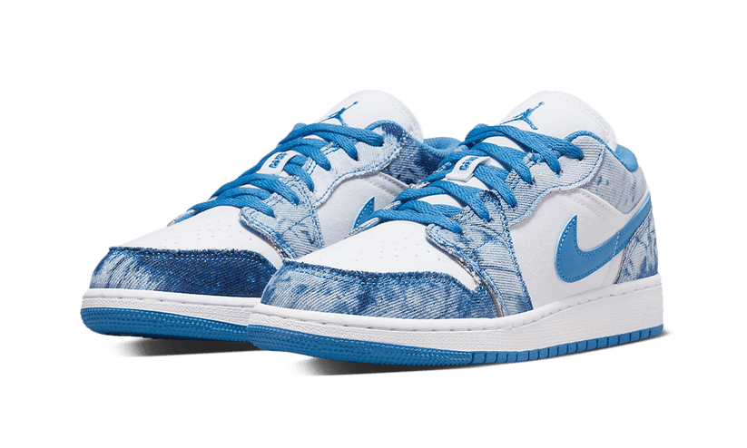 AIR JORDAN 1 LOW GS WASHED DENIM (DM8947-100) - Rdrop