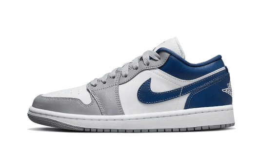 AIR JORDAN 1 LOW WHITE GREY BLUE (DC0774-042) - Rdrop