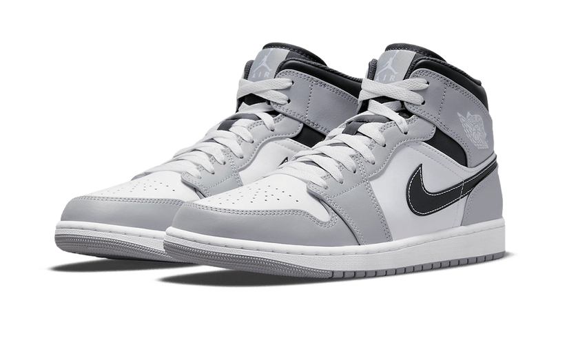 AIR JORDAN 1 MID LIGHT SMOKE GREY ANTHRACITE (554724-078) - Rdrop