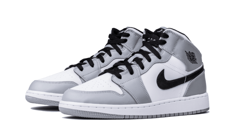 AIR JORDAN 1 MID LIGHT SMOKE GREY (554725-092) - Rdrop