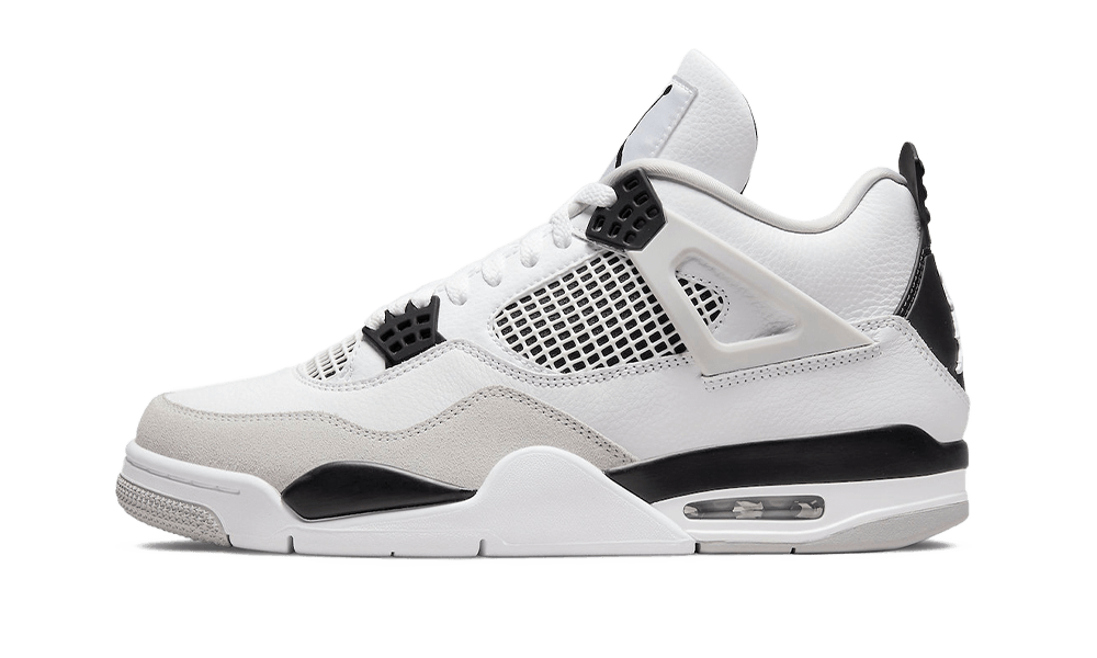 AIR JORDAN 4 MILITARY BLACK (408452-111) - Rdrop