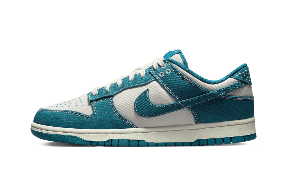 NIKE DUNK LOW RETRO INDUSTRIAL BLUE SASHIKO (DV0834-101) - Rdrop