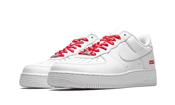 SUPREME X NIKE AIR FORCE 1 LOW WHITE (CU9225-100) - Rdrop